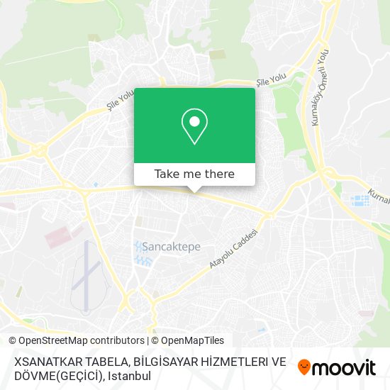 XSANATKAR TABELA, BİLGİSAYAR HİZMETLERI VE DÖVME(GEÇİCİ) map