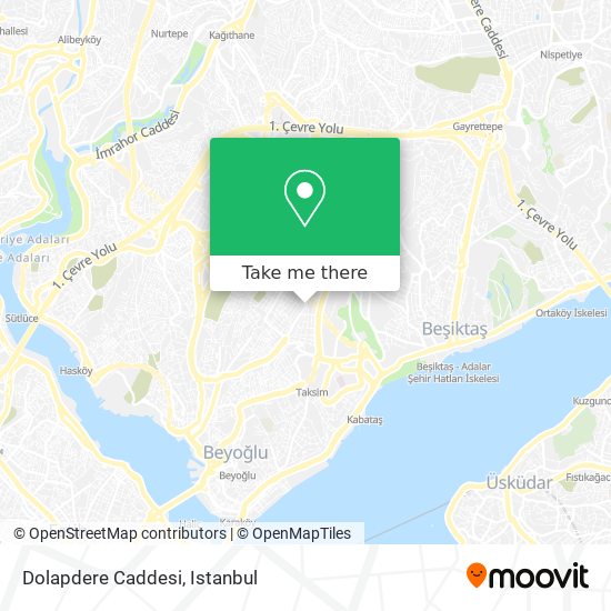 Dolapdere Caddesi map