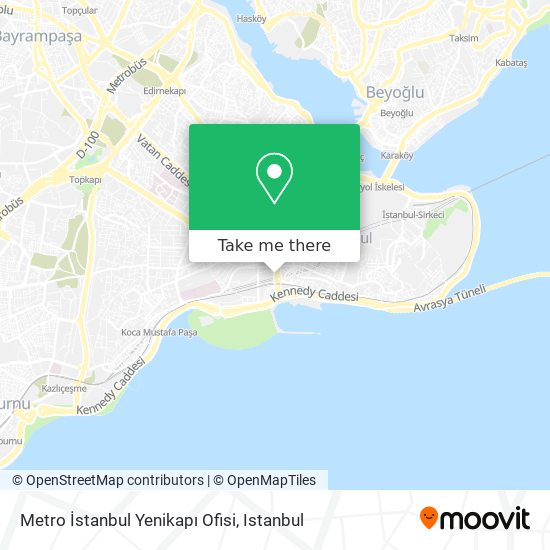 Metro İstanbul Yenikapı Ofisi map