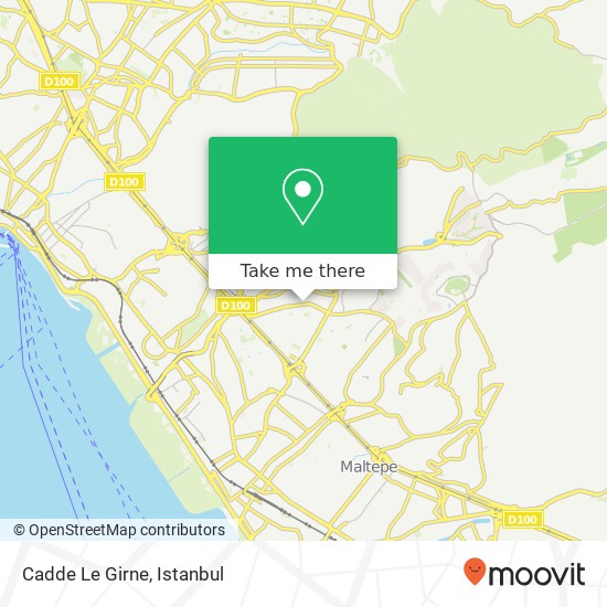 Cadde Le Girne map