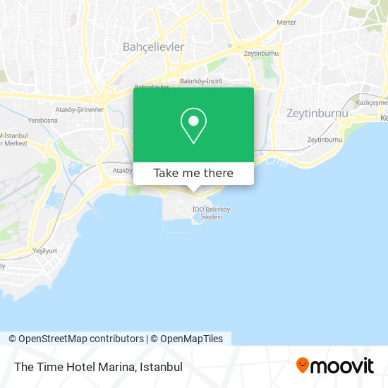 The Time Hotel Marina map