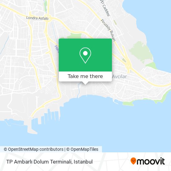 TP Ambarlı Dolum Terminali map