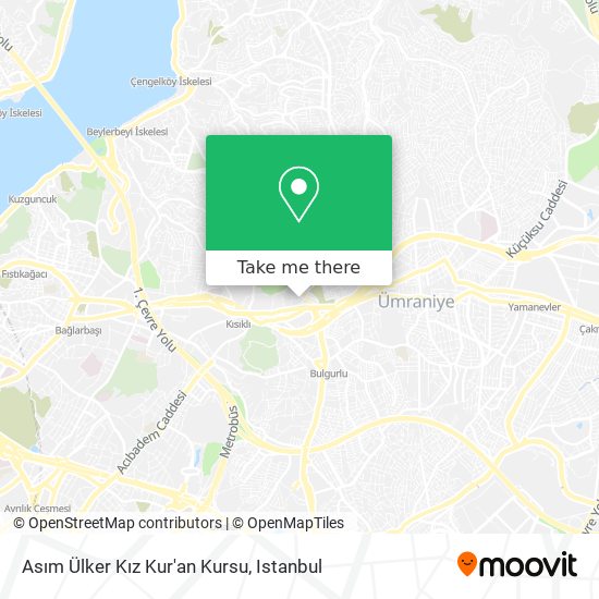 Asım Ülker Kız Kur'an Kursu map