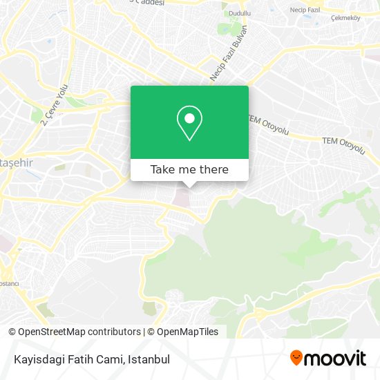 Kayisdagi Fatih Cami map