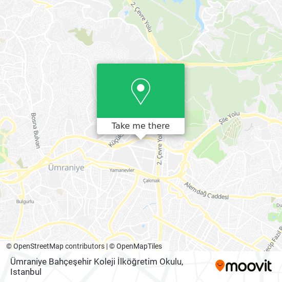 Ümraniye Bahçeşehir Koleji İlköğretim Okulu map