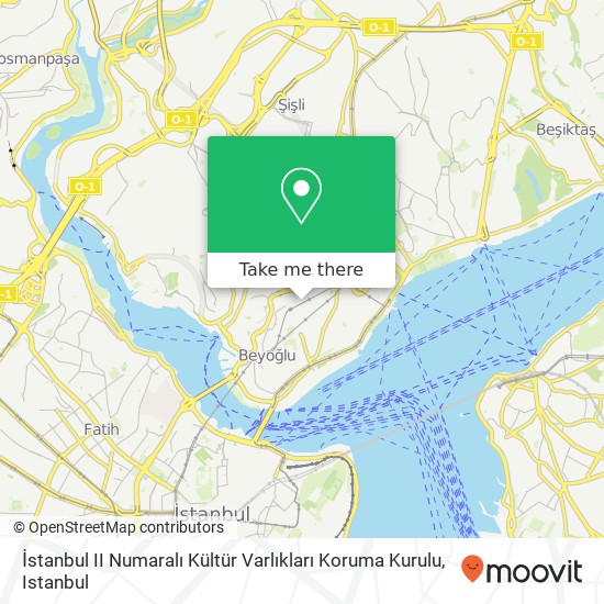 İstanbul II Numaralı Kültür Varlıkları Koruma Kurulu map