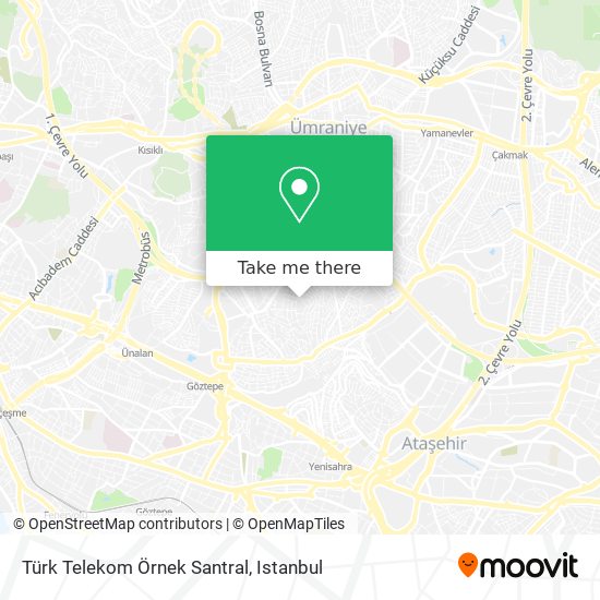 Türk Telekom Örnek Santral map