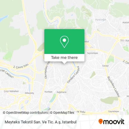 Meyteks Tekstil San. Ve Tic. A.ş map