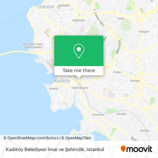 Kadıköy Belediyesi İmar ve Şehircilik map