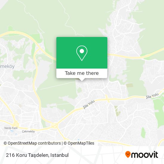 216 Koru Taşdelen map