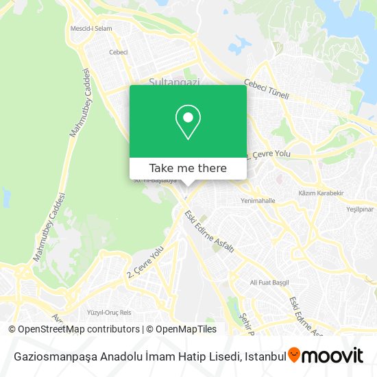 Gaziosmanpaşa Anadolu İmam Hatip Lisedi map