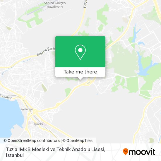 Tuzla İMKB Mesleki ve Teknik Anadolu Lisesi map