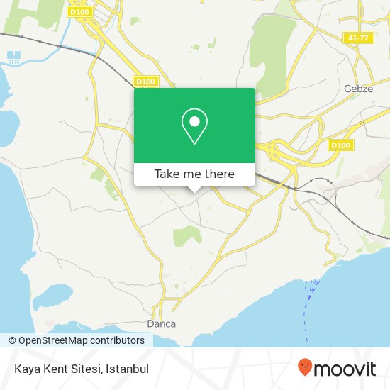 Kaya Kent Sitesi map