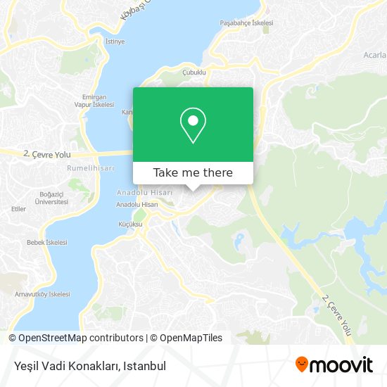 Yeşil Vadi Konakları map