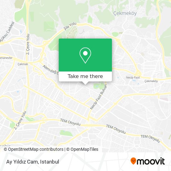 Ay Yıldız Cam map