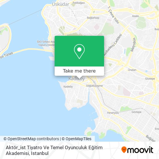 Aktör_ist Tiyatro Ve Temel Oyunculuk Eğitim Akademisi map