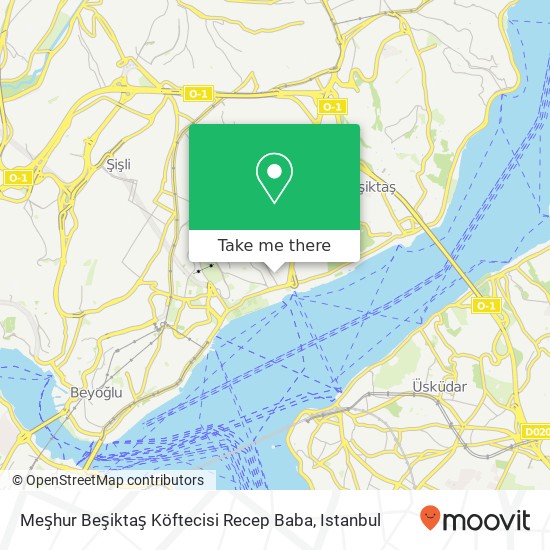Meşhur Beşiktaş Köftecisi Recep Baba map