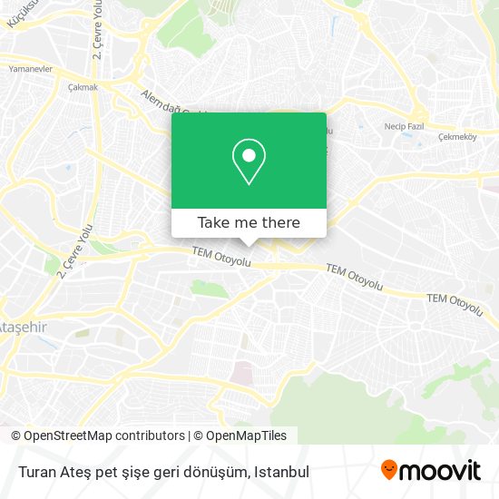 Turan Ateş pet şişe geri dönüşüm map