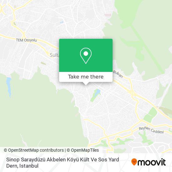 Sinop Saraydüzü Akbelen Köyü Kült Ve Sos Yard Dern map
