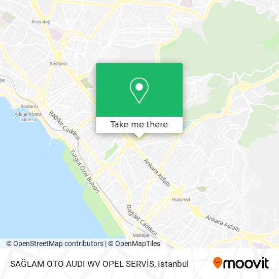 SAĞLAM OTO AUDI WV OPEL SERVİS map