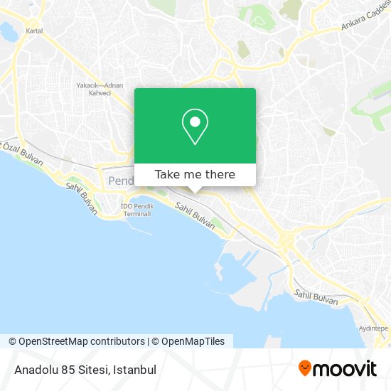 Anadolu 85 Sitesi map