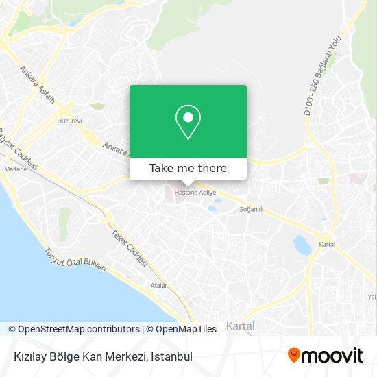 Kızılay Bölge Kan Merkezi map