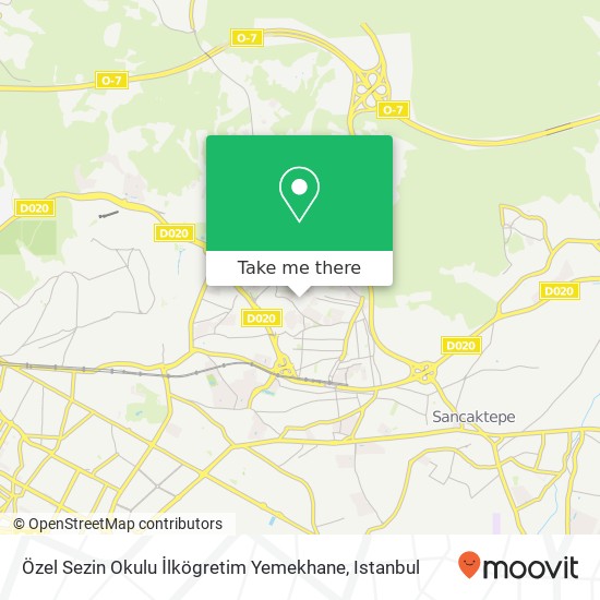 Özel Sezin Okulu İlkögretim Yemekhane map