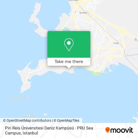 Piri Reis Üniversitesi Deniz Kampüsü - PRU Sea Campus map