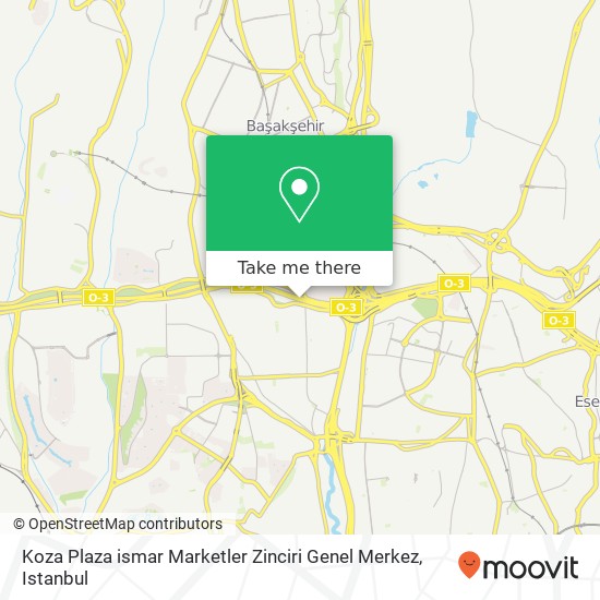 Koza Plaza ismar Marketler Zinciri Genel Merkez map