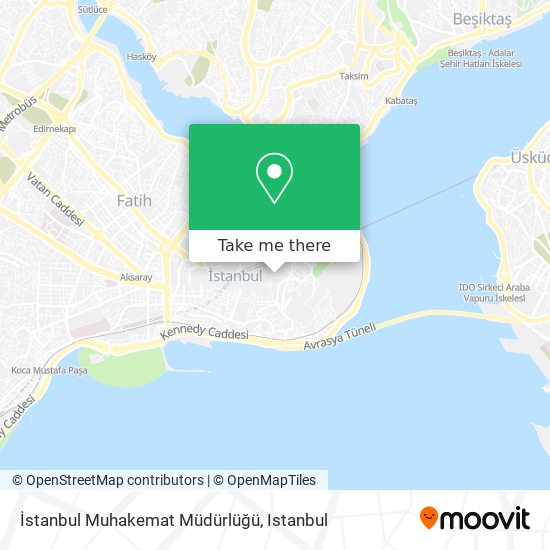 İstanbul Muhakemat Müdürlüğü map