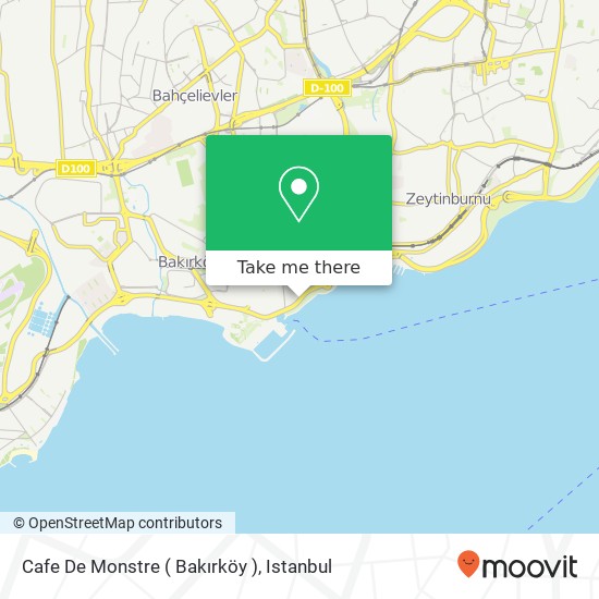 Cafe De Monstre ( Bakırköy ) map