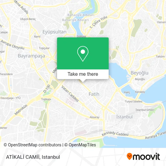 ATİKALİ CAMİİ map