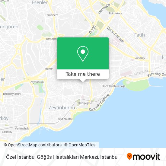 Özel İstanbul Göğüs Hastalıkları Merkezi map