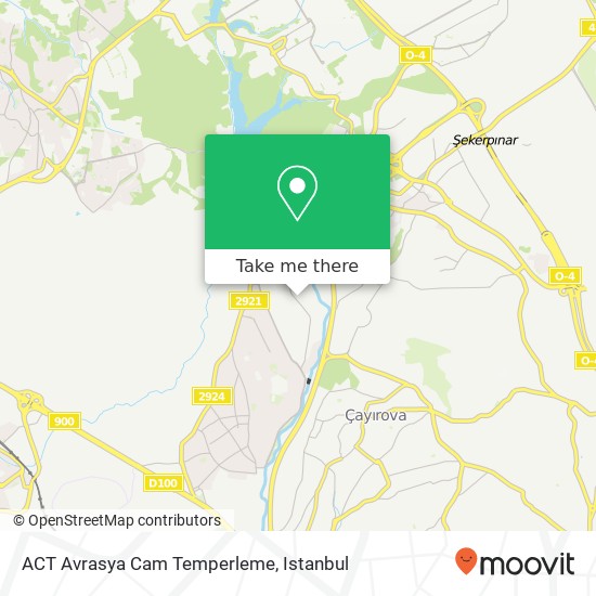 ACT Avrasya Cam Temperleme map