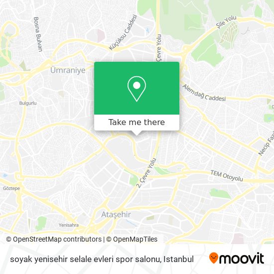 soyak yenisehir selale evleri spor salonu map