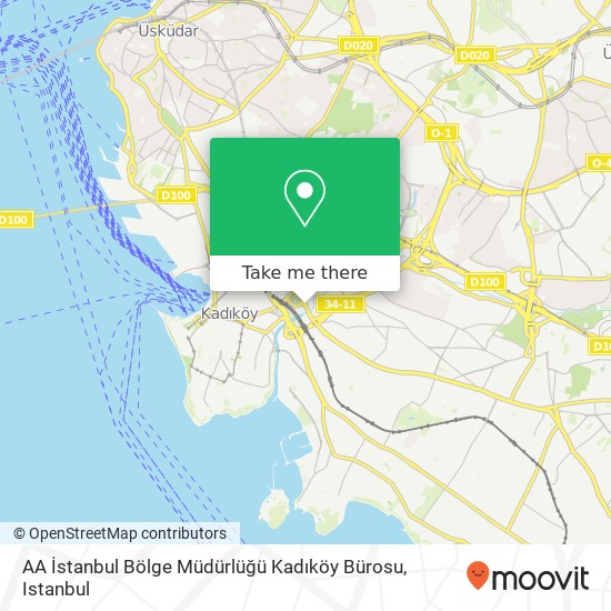 AA İstanbul Bölge Müdürlüğü Kadıköy Bürosu map