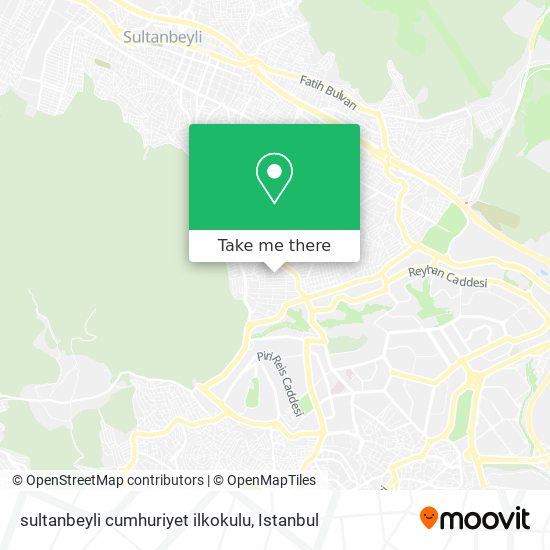 sultanbeyli cumhuriyet ilkokulu map