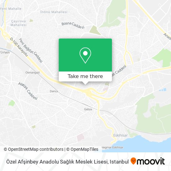 Özel Afşinbey Anadolu Sağlık Meslek Lisesi map
