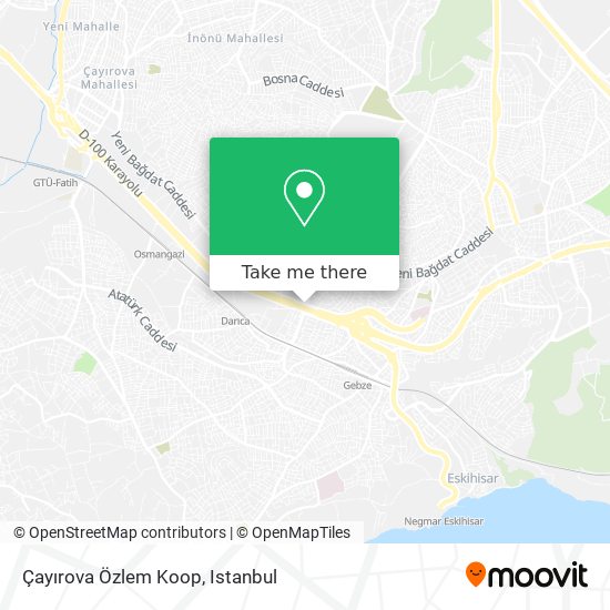 Çayırova Özlem Koop map