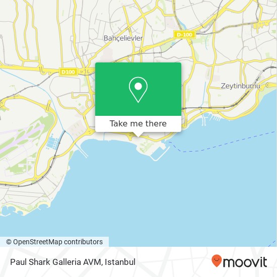 Paul Shark Galleria AVM map