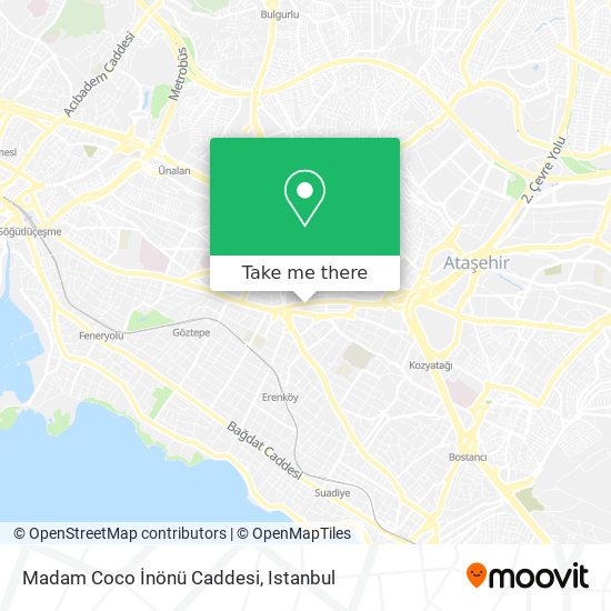 Madam Coco İnönü Caddesi map