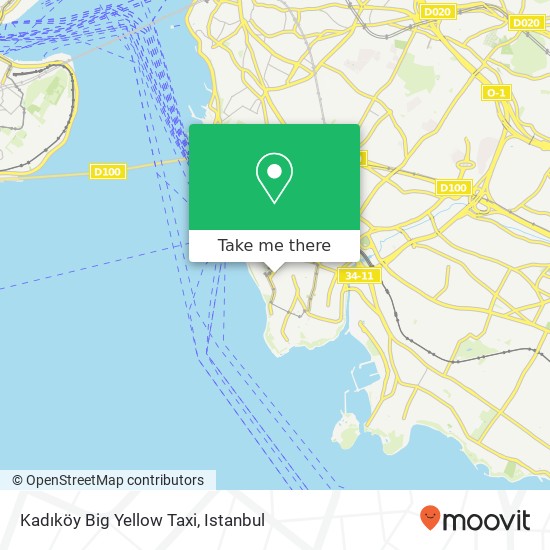 Kadıköy Big Yellow Taxi map