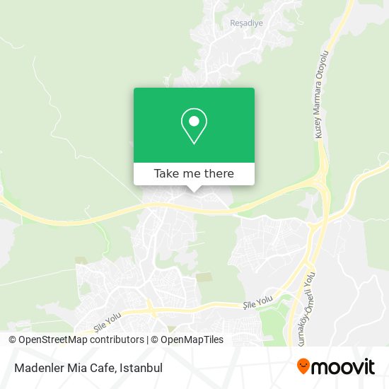 Madenler Mia Cafe map