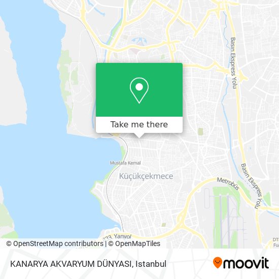 KANARYA AKVARYUM DÜNYASI map