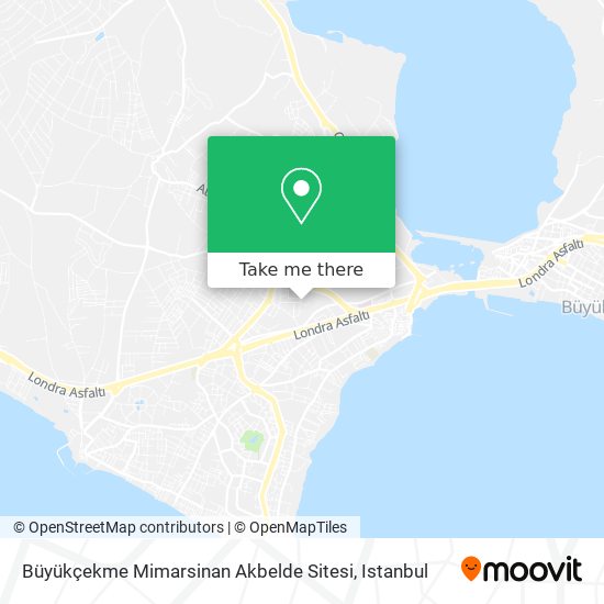 Büyükçekme Mimarsinan Akbelde Sitesi map