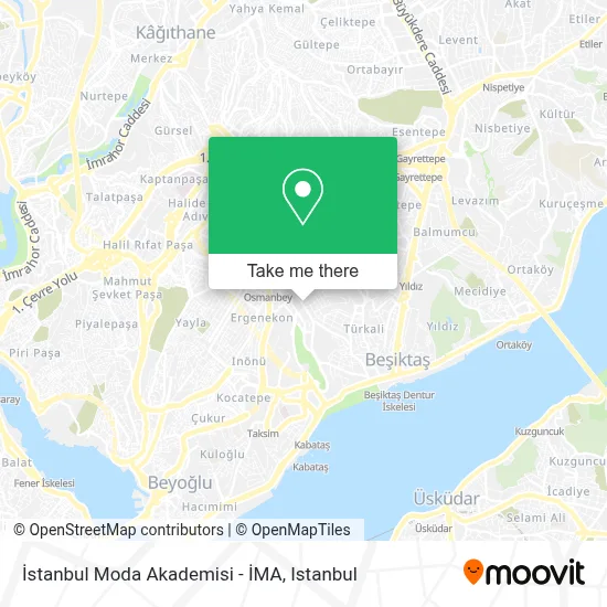 İstanbul Moda Akademisi - İMA map