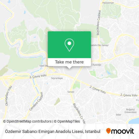 Özdemir Sabancı Emirgan Anadolu Lisesi map