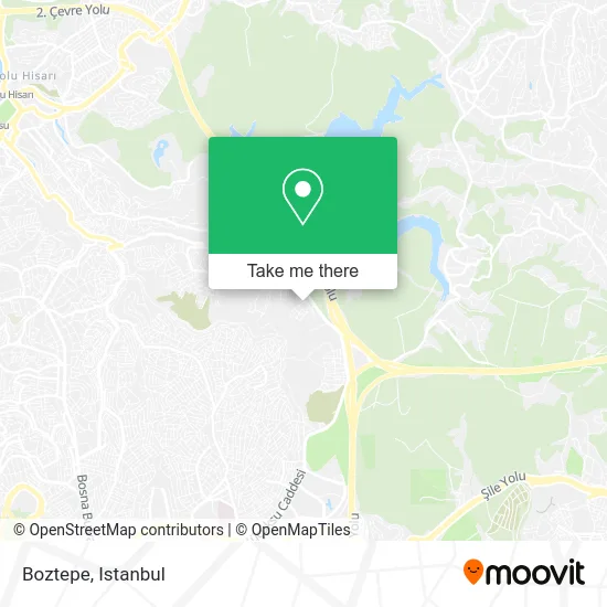 Boztepe map