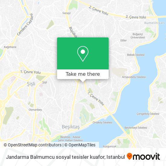Jandarma Balmumcu sosyal tesisler kuafor map