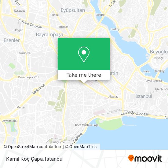 Kamil Koç Çapa map